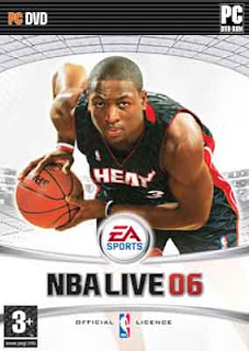 NBA Live 06 pc dvd front cover