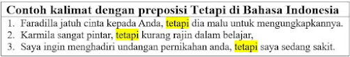 20 contoh kalimat menggunakan kata tetapi di bahasa Indonesia