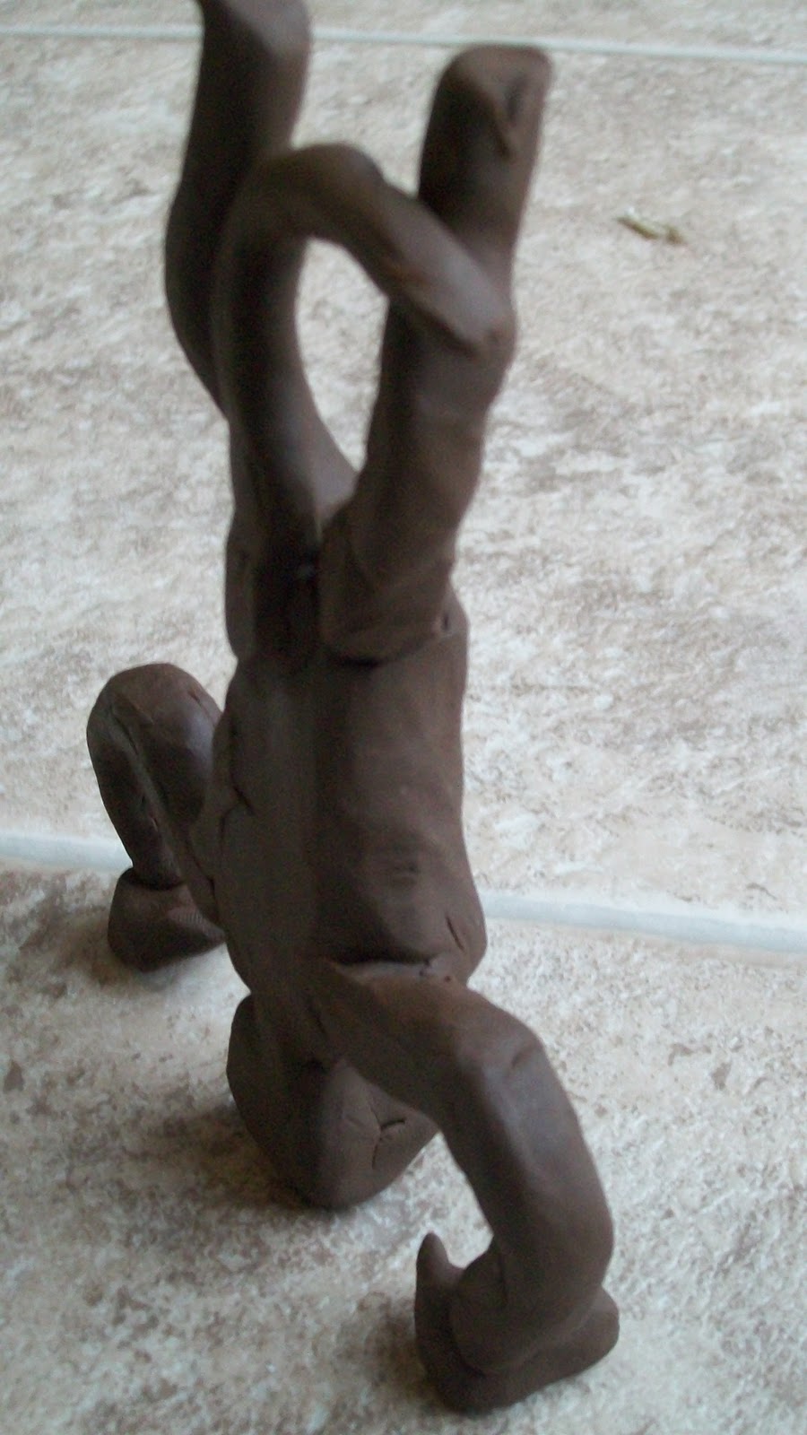 USU Art 3700: Monkey Modeling Clay Sculpture