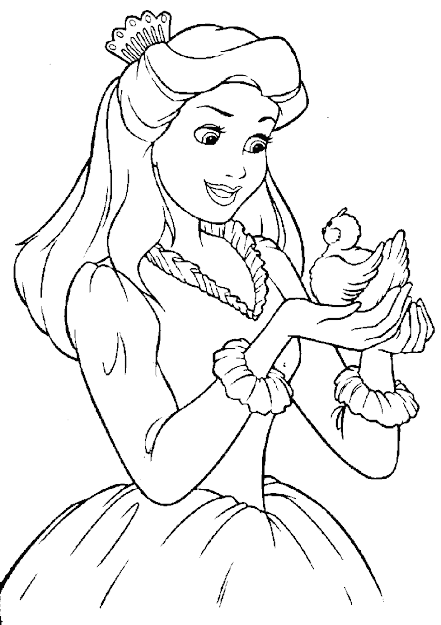 Disney Princess Coloring Pages To Print For Free