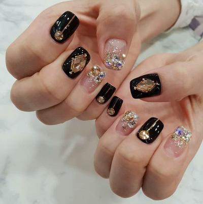 Nail Designs With Stones 2020