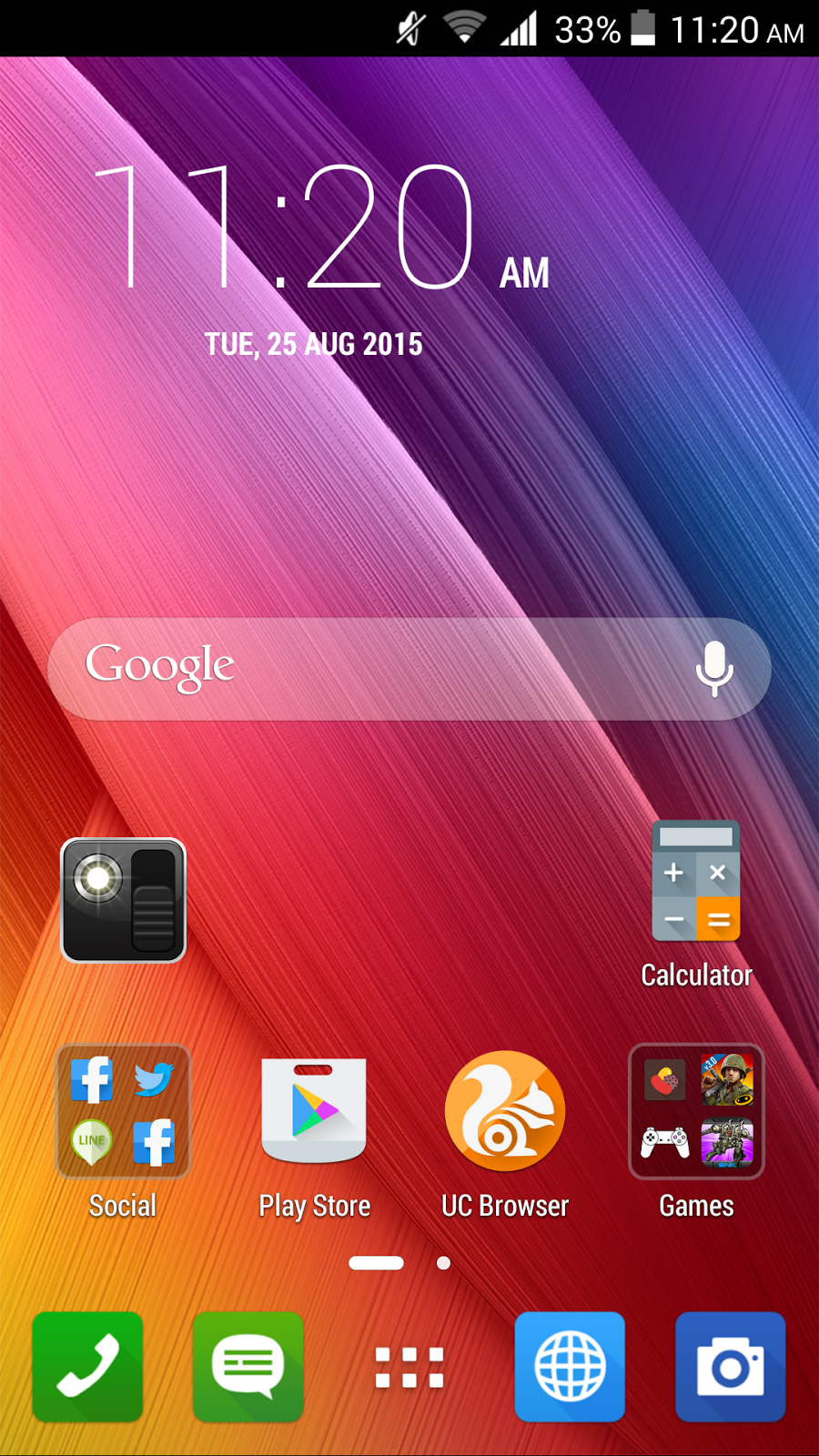 Android Phone App Screen
