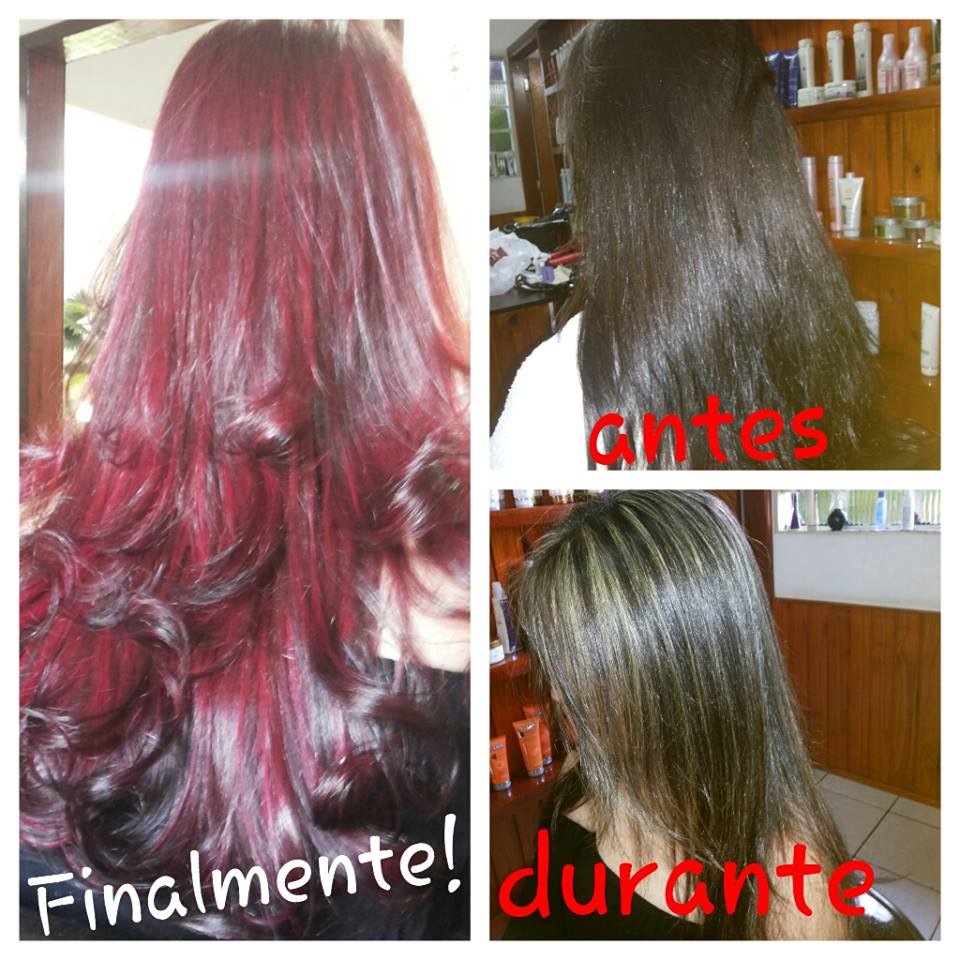 tonalizante vermelho pega no cabelo castanho medio? Yahoo Respostas