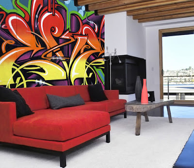 Home Interior Design on Graffiti Alphabet As A Home Interior Design