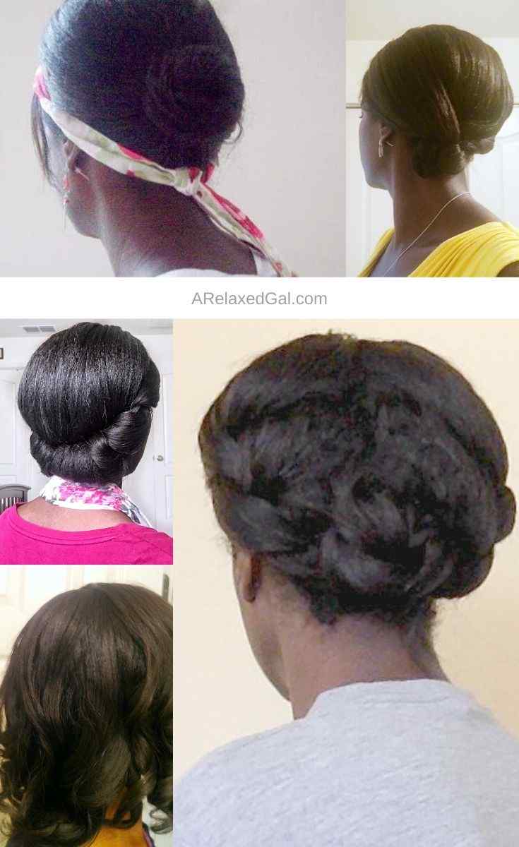 10 No Heat Hairstyle Tutorials For Relaxed Hair A Relaxed Gal