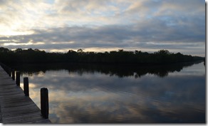 Black Water River at dawn