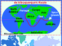 Peta Rute Perjalanan Bangsa Portugis Ke Indonesia