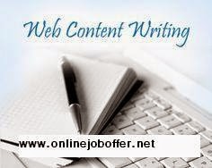 Online Website Content Writer Jobs from home