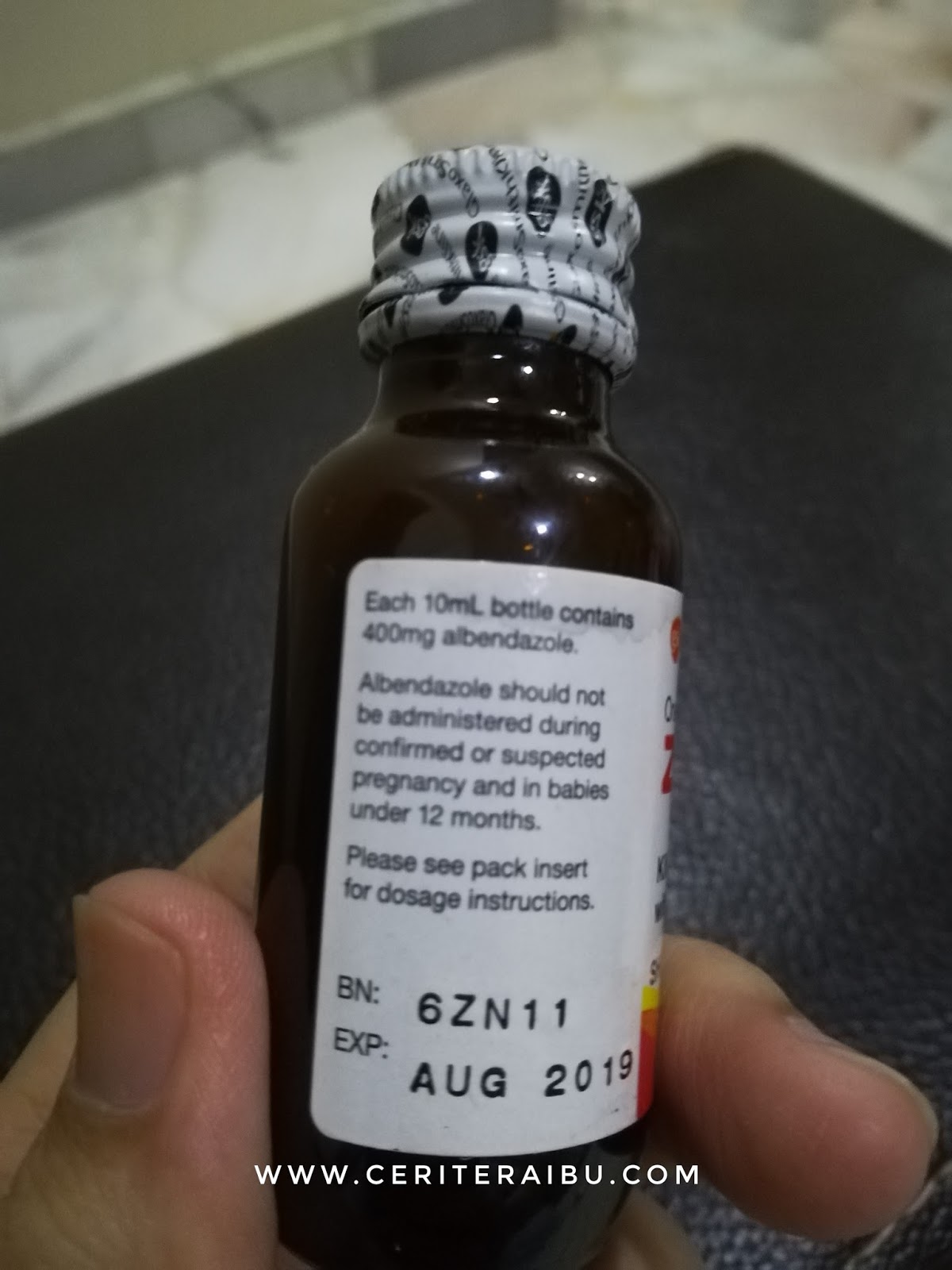 Ubat Cacing Zentel - Ceritera Ibu