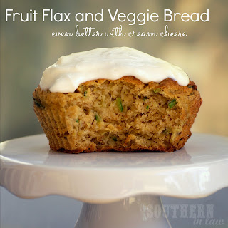 Pumpkin, Zucchini and Banana Muffins with Cream Cheese Frosting 