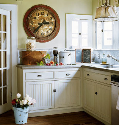 Country Farmhouse Kitchen on Lilac Lane Cottage  Country Cottage Style