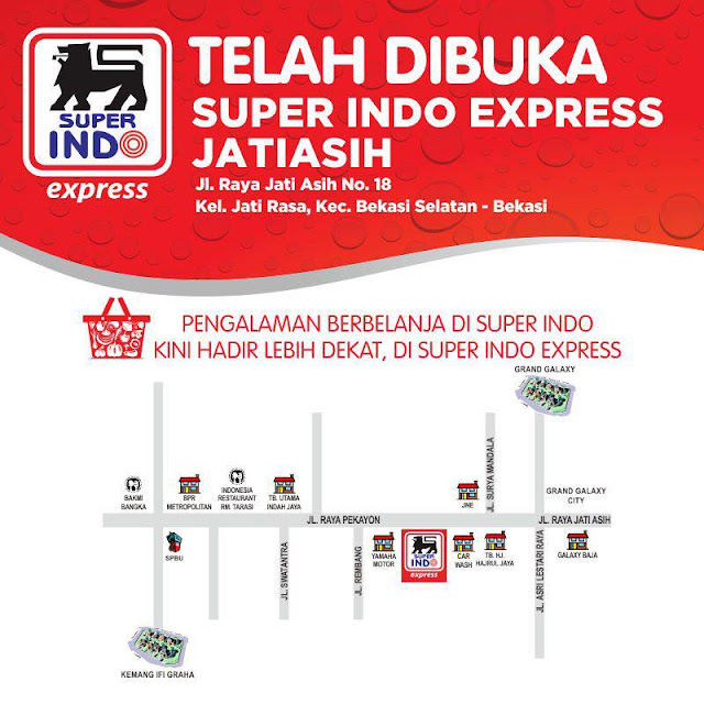 Grand opening Super Indo Express Jatiasih