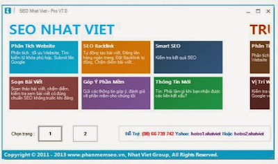 Phần mềm seo tốt nhất Việt Nam là SEO Nhất Việt