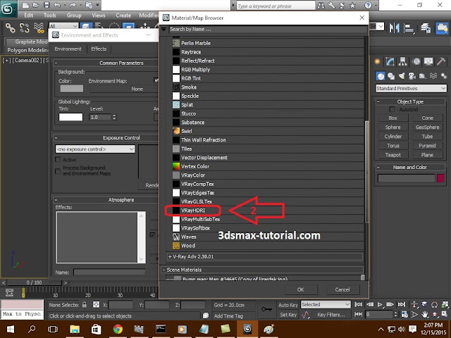 Menampilkan background di  viewport 3ds max