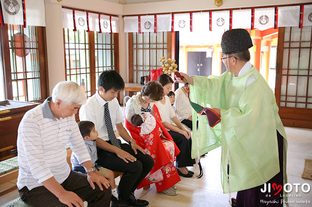 豊中稲荷神社お宮参り出張撮影