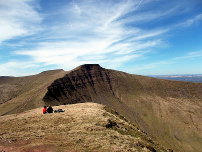 brecon beacons ridge south wales