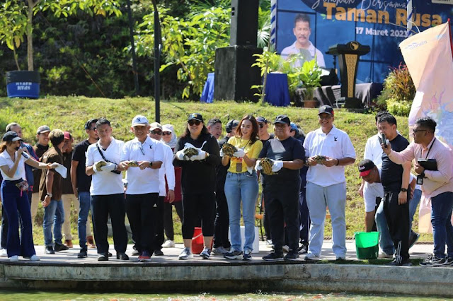 Setahun Taman Rusa, Dua Fasilitas Baru Diresmikan