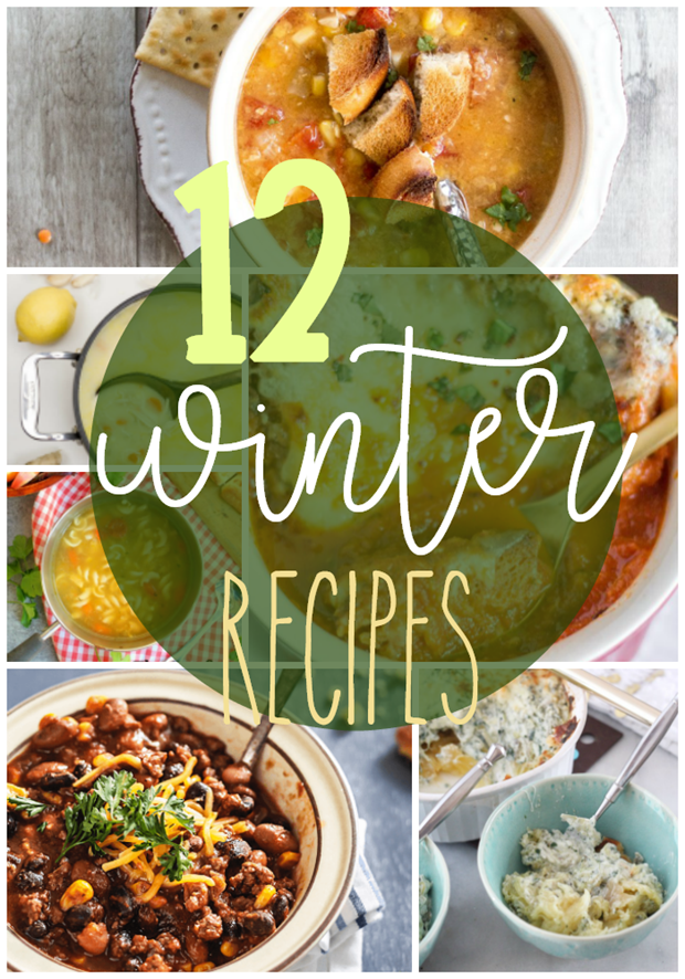 12 Winter Recipes at GingerSnapCrafts.com #recipe #recipes #comfortfoods