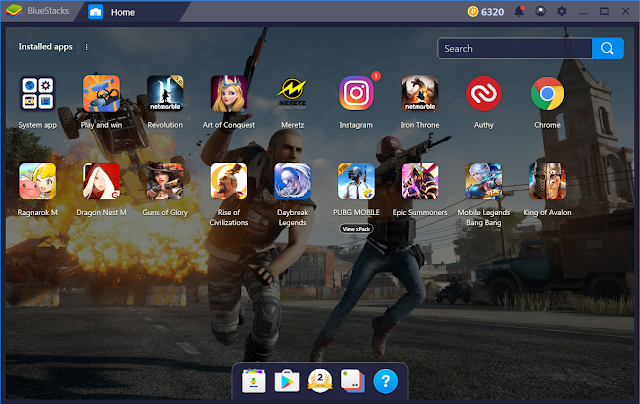 You can also go back to Bluestacks 4 home screen and double click on the icon of King of Avalon: Dragon Warfare to start the game.