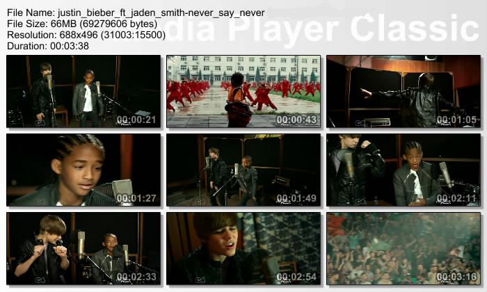 Never Say Never Justin Bieber Jaden Smith. MV : Justin Bieber Ft Jaden