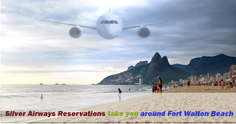 Silver Airways Reservations take you around Fort Walton Beach 