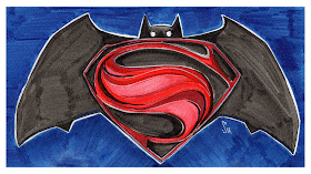 ilustración del logo de Batman v Superman+