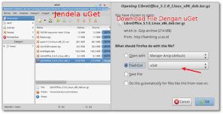 Menggunakan "UGet" Download Manager Di Linux Mint