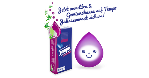  Tempo Jahresvorrat Gewinnspiel