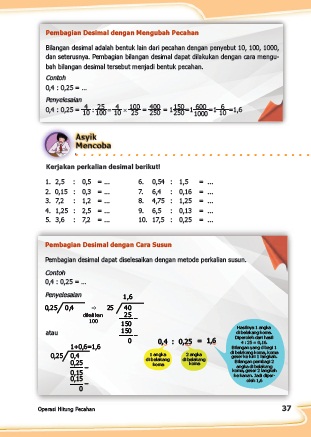 Kunci Jawaban Buku Senang Belajar Matematika Kelas 5 Kurikulum 2013 Revisi 2018 Halaman 37 38