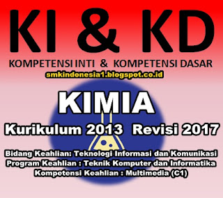 Kompetensi Inti Dan Kompetensi Dasar (KIKD) Kimia SMK Revisi 2017