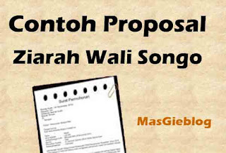 Contoh Proposal Ziarah Wali Songo  MasGie