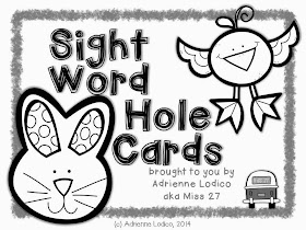 http://www.teacherspayteachers.com/Product/Self-Correcting-Sight-Word-Hole-Cards-FREE-from-Fry-words-226-250-Black-Line-1169164