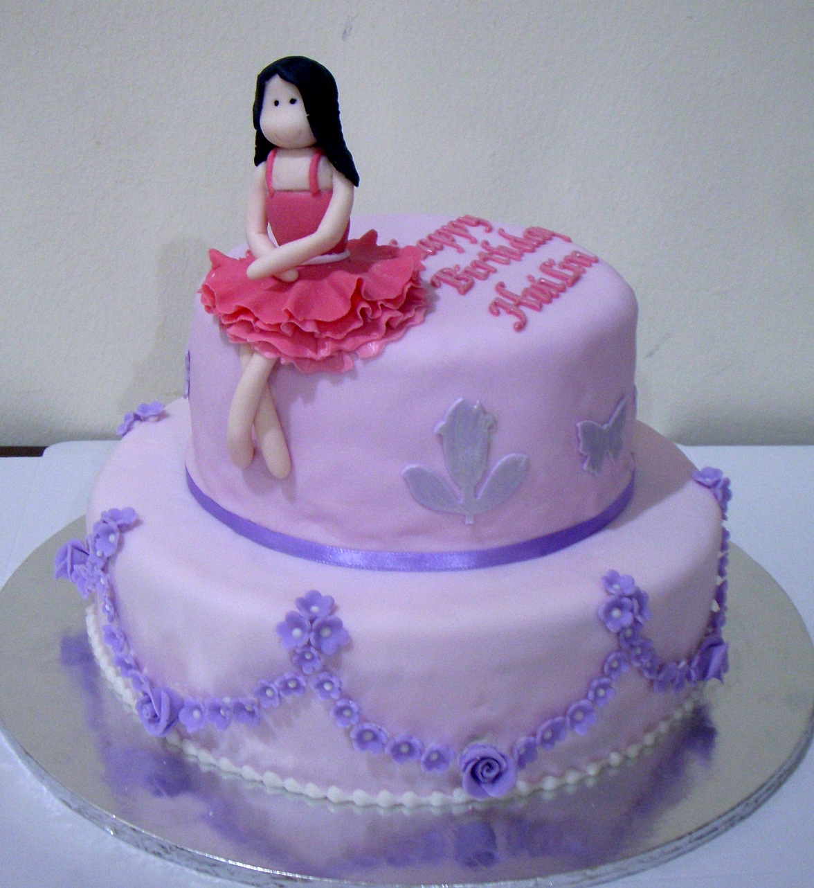 chocolate birthday cake with strawberries cake is for a girl who adores purple the replica birthday girl cake 