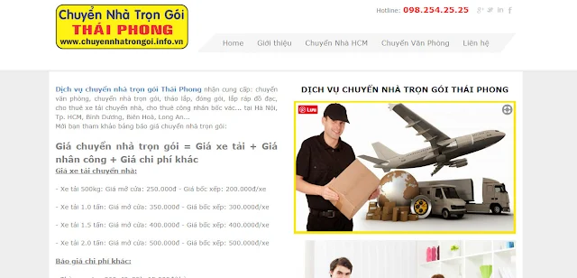 website chuyennhatrongoi.info.vn