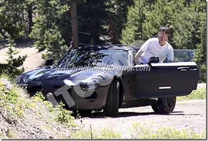 The pictures clearly indicate that the Mercedes SLS convertible has
