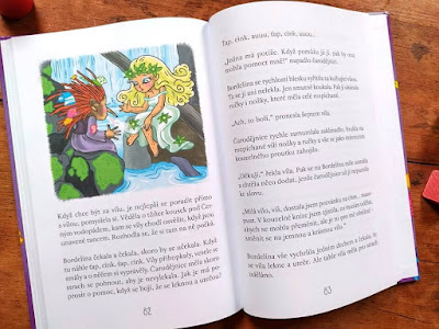 Čarodějnice Bordelína (Sandra Dražilová Zlámalová, ilustrace: Marie Kožehulová, nakladatelství Grada – Bambook), dětská knížka