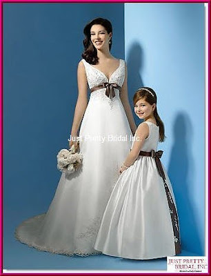 wedding dresses with color trim. Mini Bridal Wedding Dress 2011