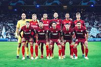 SEVILLA F. C. Temporada 2022-23. Dmitrovic, Rakitic, En-Nesyri, Gudelj, Fernando, Kike Salas. Lamela, Alex Telles, Isco, José Ángel Carmona, Thomas Delaney.  F. C. COPENHAGEN 0 SEVILLA F. C. 0 Miércoles 14/09/2022, 21:00 horas. Liga de Campeones de la UEFA, fase de grupos, Grupo G, jornada 2. Copenhague, Dinamarca, Parken Stadion: 34.910 espectadores. GOLES: No hubo.