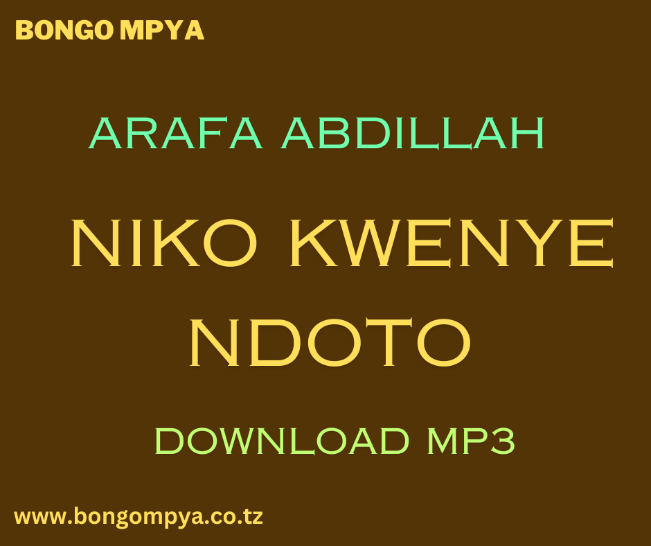 Arafa Abdillah - Niko kwenye ndoto audio DOWNLOAD