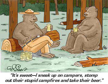 Smokey the Bear exposed