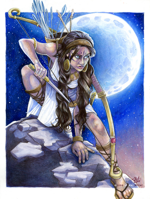 ARTEMIS Goddess of the Hunt The moon is very significant as Artemis is a