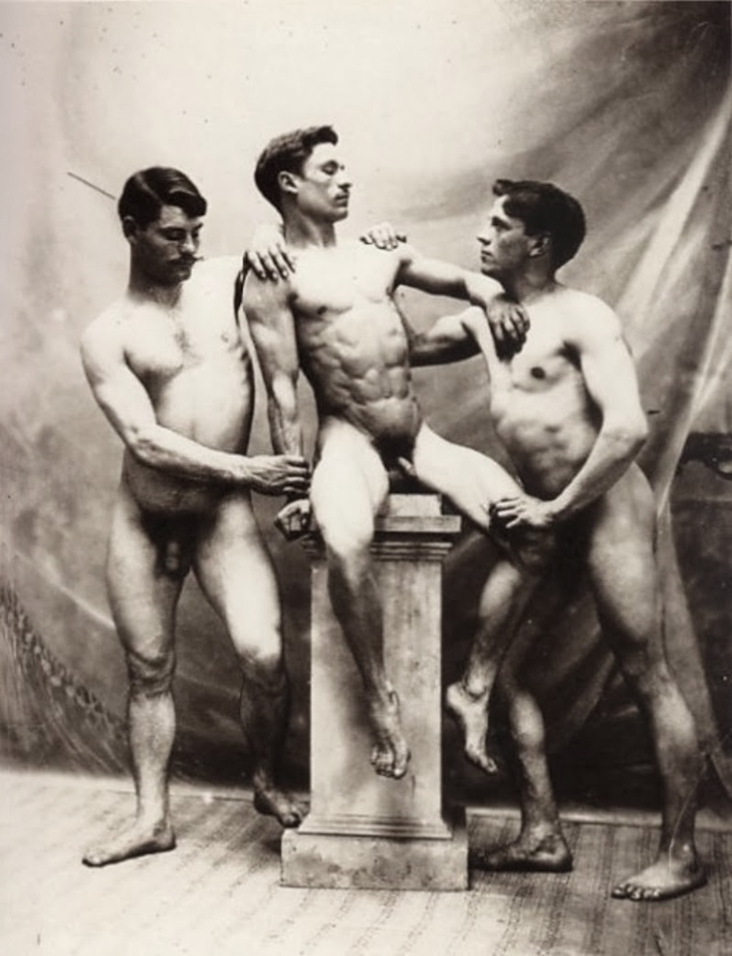Nude male photography 19th cent. 