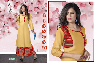 Ruhani Ss Kurtis Plazzo