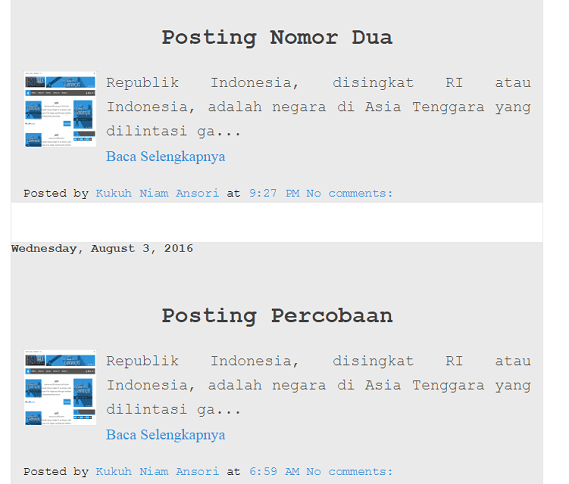 modifikasi tampilan posting grid