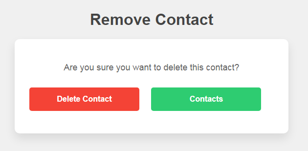 Remove Contact