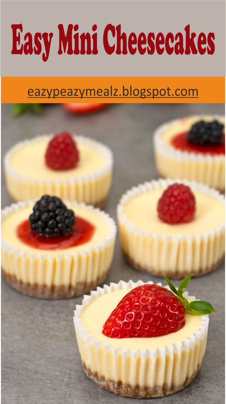 These creamy mini cheesecakes are inspired by none other than.. the Cheesecake Factory