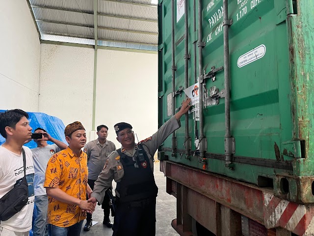 Polresta Samarinda Kawal Pemindahan Logistik Pemilu