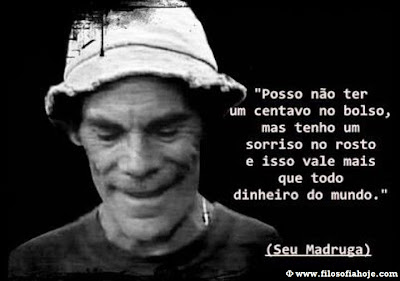  frase do seu madruga felicidade sem dinheiro