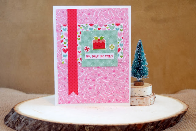 Card with Doodlebug Milk and Cookies by Jess Crafts