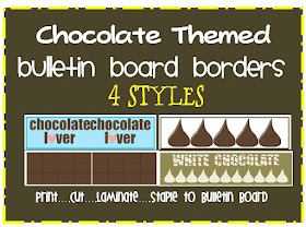 chocolate bulletin board borders 